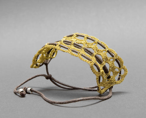 Van den Boom van FRans van Piete, gehaakte armband, Yolande van den Boom