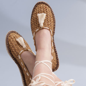 espadrilles goud, haakpatroon, haken, lurex, diy, instant download, flosje, striplint