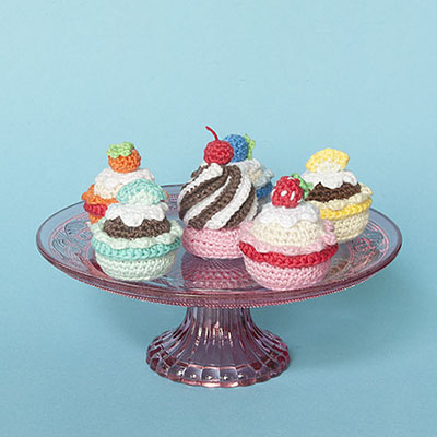 haakworkshops Eindhoven, cupcakes, gehaakt. taartjes, haken, aarbei, limoen, blauwe bes, citroencupcakes