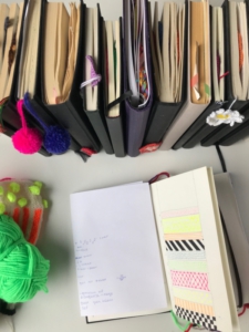 meetthemaker, day 9, notitieboekjes, notebooks, crochet, design, working space