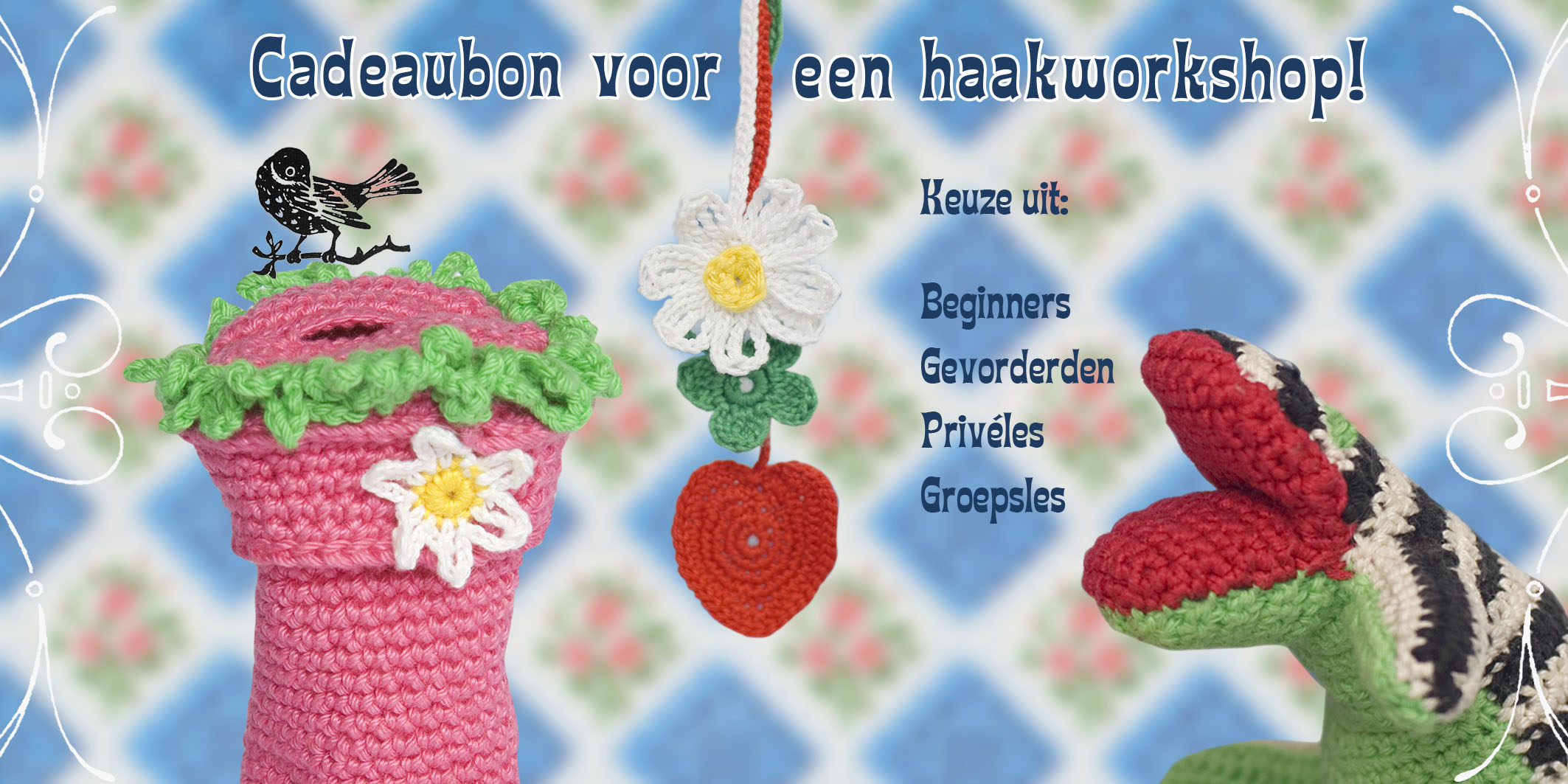 caadeaubon haakworkshop, cadeaubon, haakworkshop, beginners, gevorderden, priveles, groepsles, Eindhoven