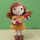bloemenmeisje, amigurumi, haakpatroon, haken, diy, instant download,crochet, crochetpattern