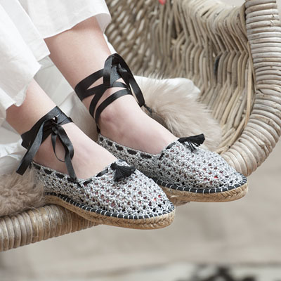 espadrilles zilver,