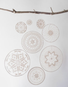mandala, dromenvanger, dreamcatcher, haken, gehaakt, haakworkshop, ibizastyle, beachlife, diy, workshop, katoen